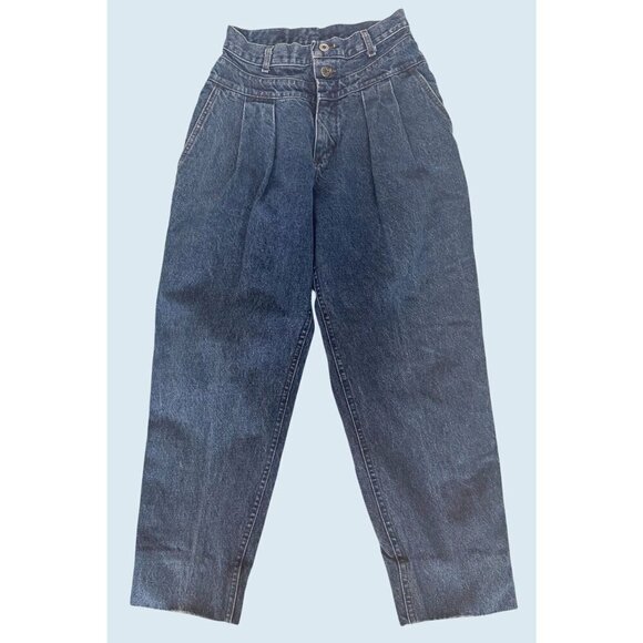 Vintage LEE Blue Moves High Waisted Mom Jeans 1980s Size 25 - Picture 2 of 8